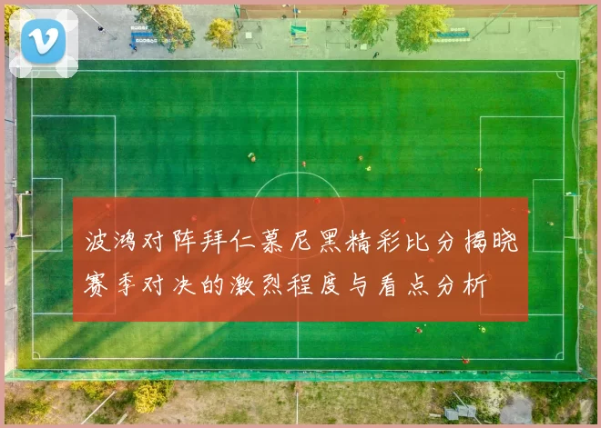 波鸿对阵拜仁慕尼黑精彩比分揭晓赛季对决的激烈程度与看点分析